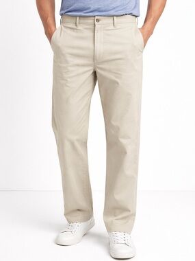 Gap Men’s Straight Clean Khaki Cotton Pants